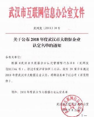 海云基因武漢分公司于2018年獲得高新技術(shù)企業(yè)、大數(shù)據(jù)企業(yè)、科技小巨人等榮譽(yù)